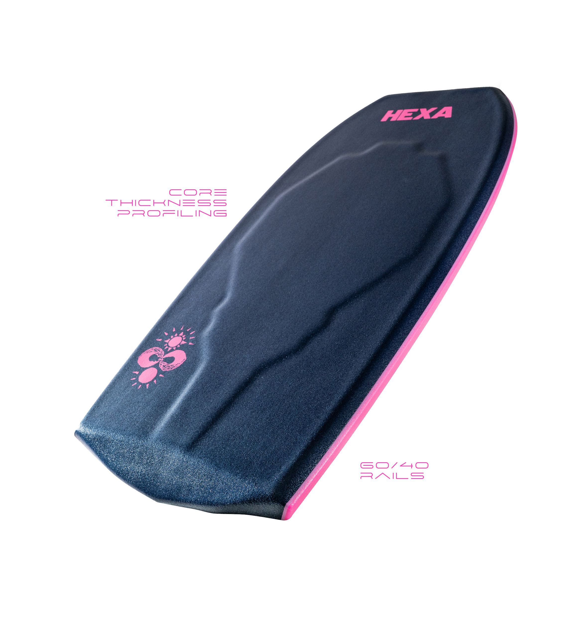 Joshua Garner Comet Pro Model Bodyboard with Vortex Channels and Comet Tail